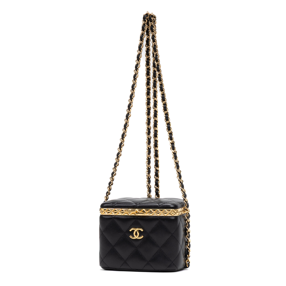 Chanel Lock Frame Vanity Case - Picture 2 of 12